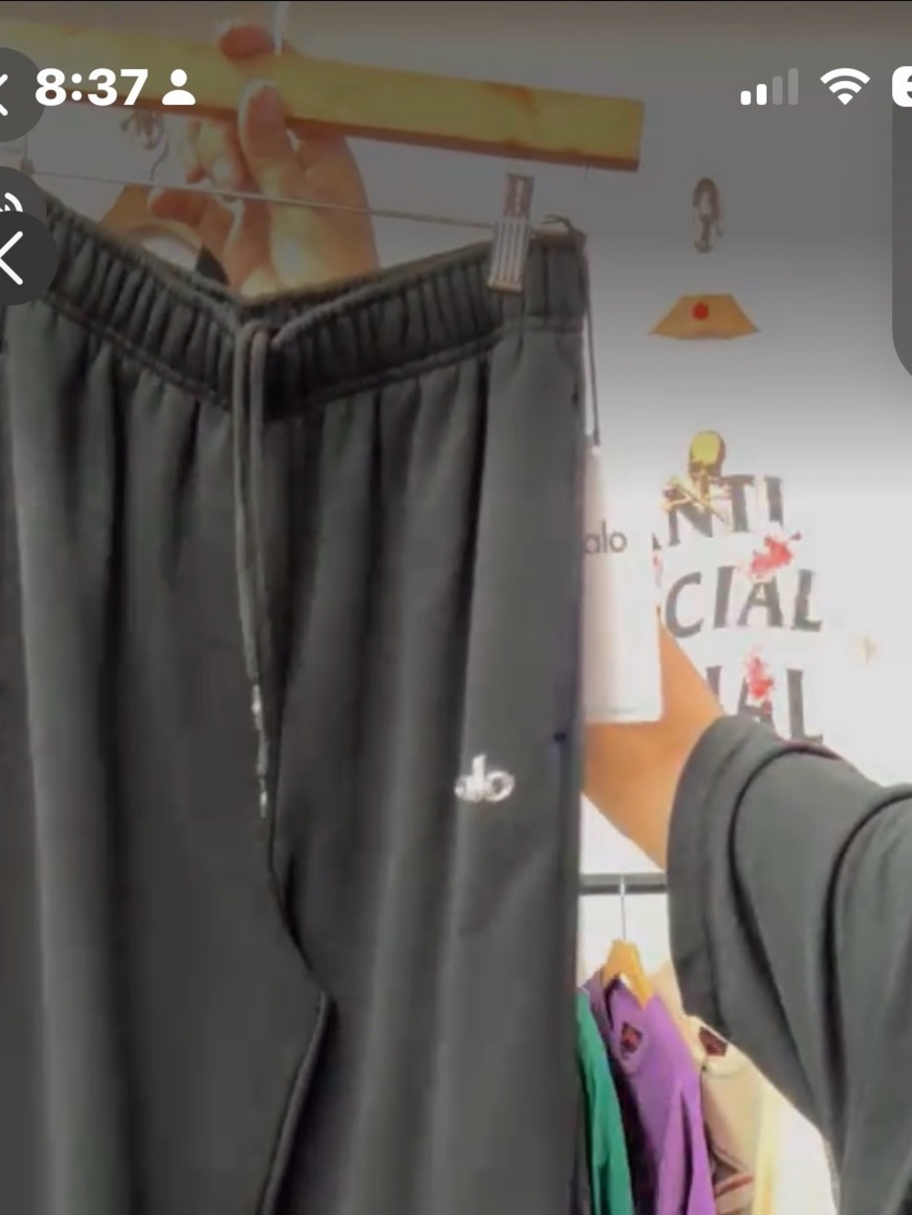 Unisex Black Active Jogger Bottoms size L BNWT